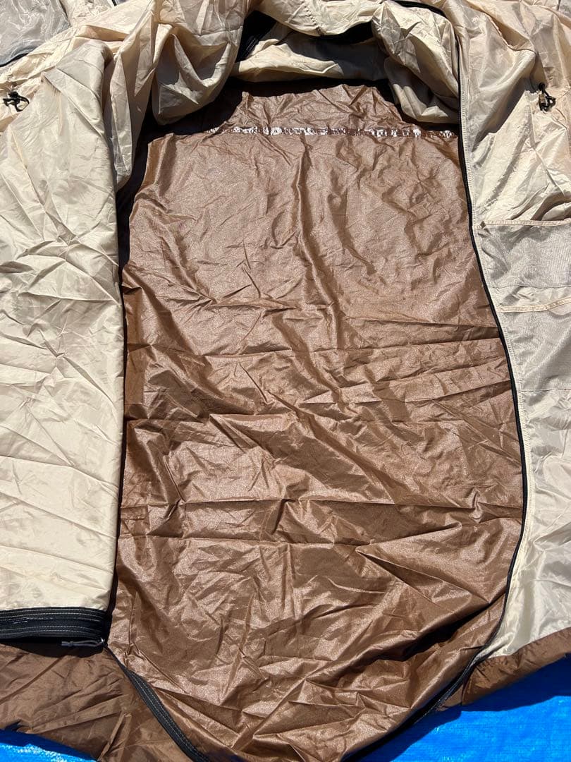 【美品】DOD カマボコテント 3(S) T3-688-KH カーキ