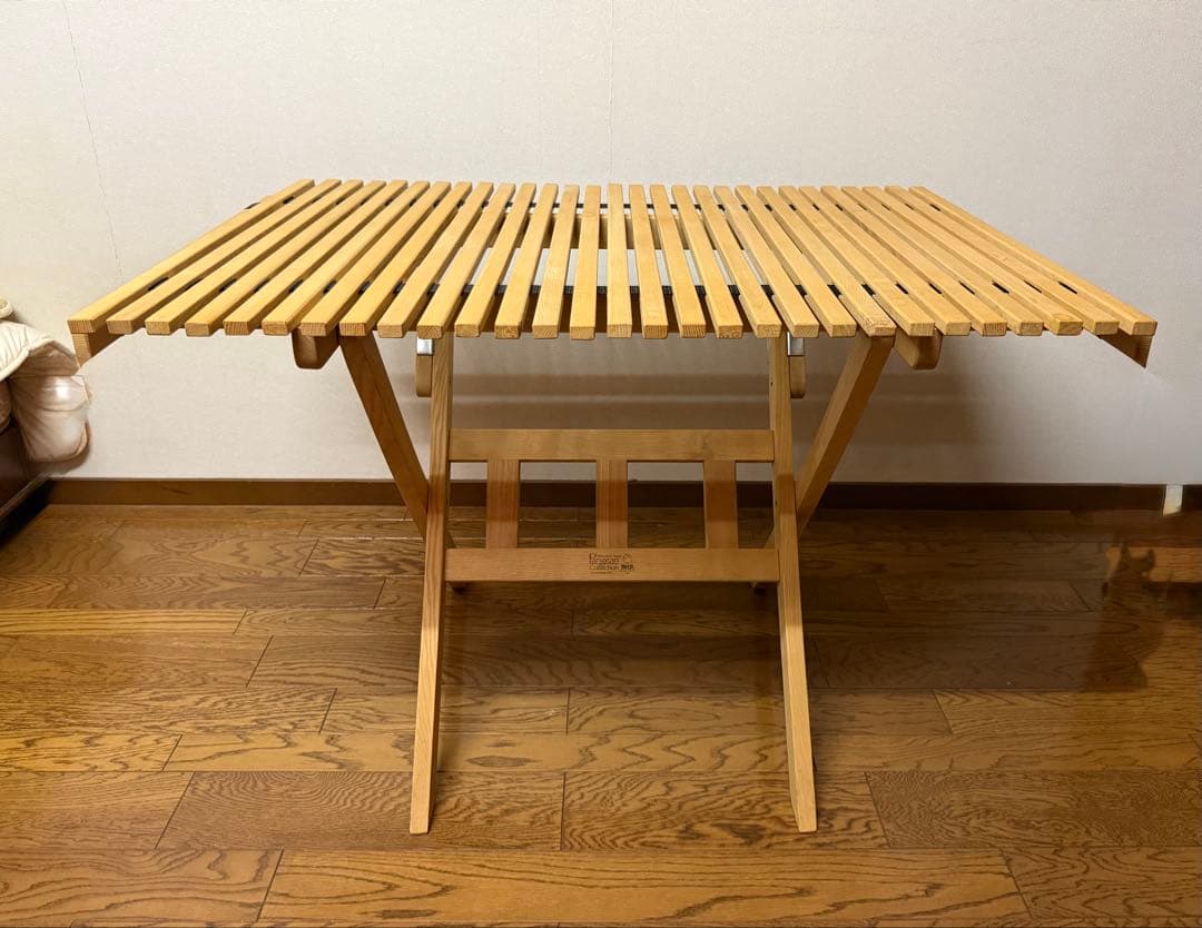 バイヤー　BYER 天然木製　ロールトップテーブル　★新品★ダルトンクロス付