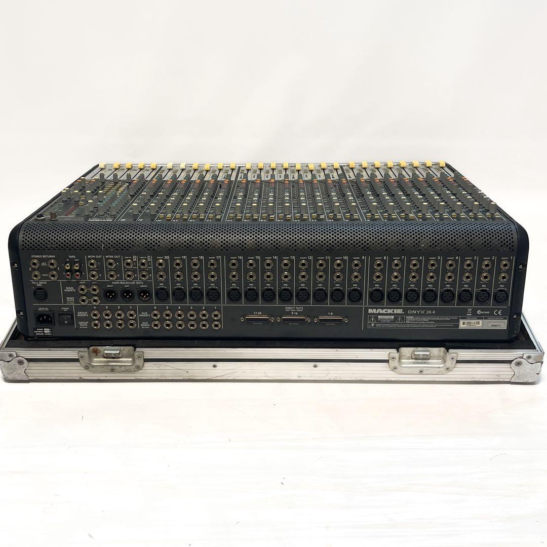 希少 MACKIE アナログミキサー ONYX24.4 マッキー ハードケース付