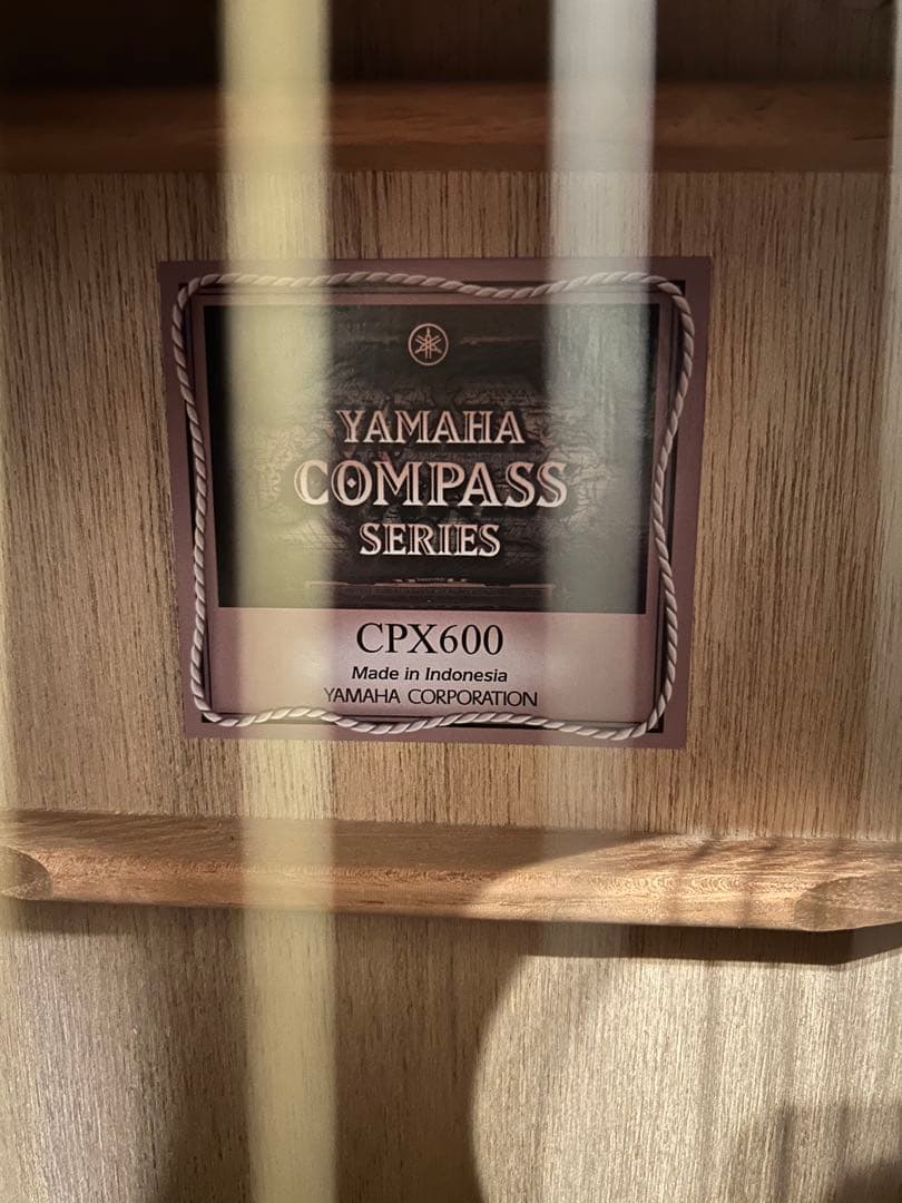 Yamaha CPX600 アコースティックギター サンバースト
