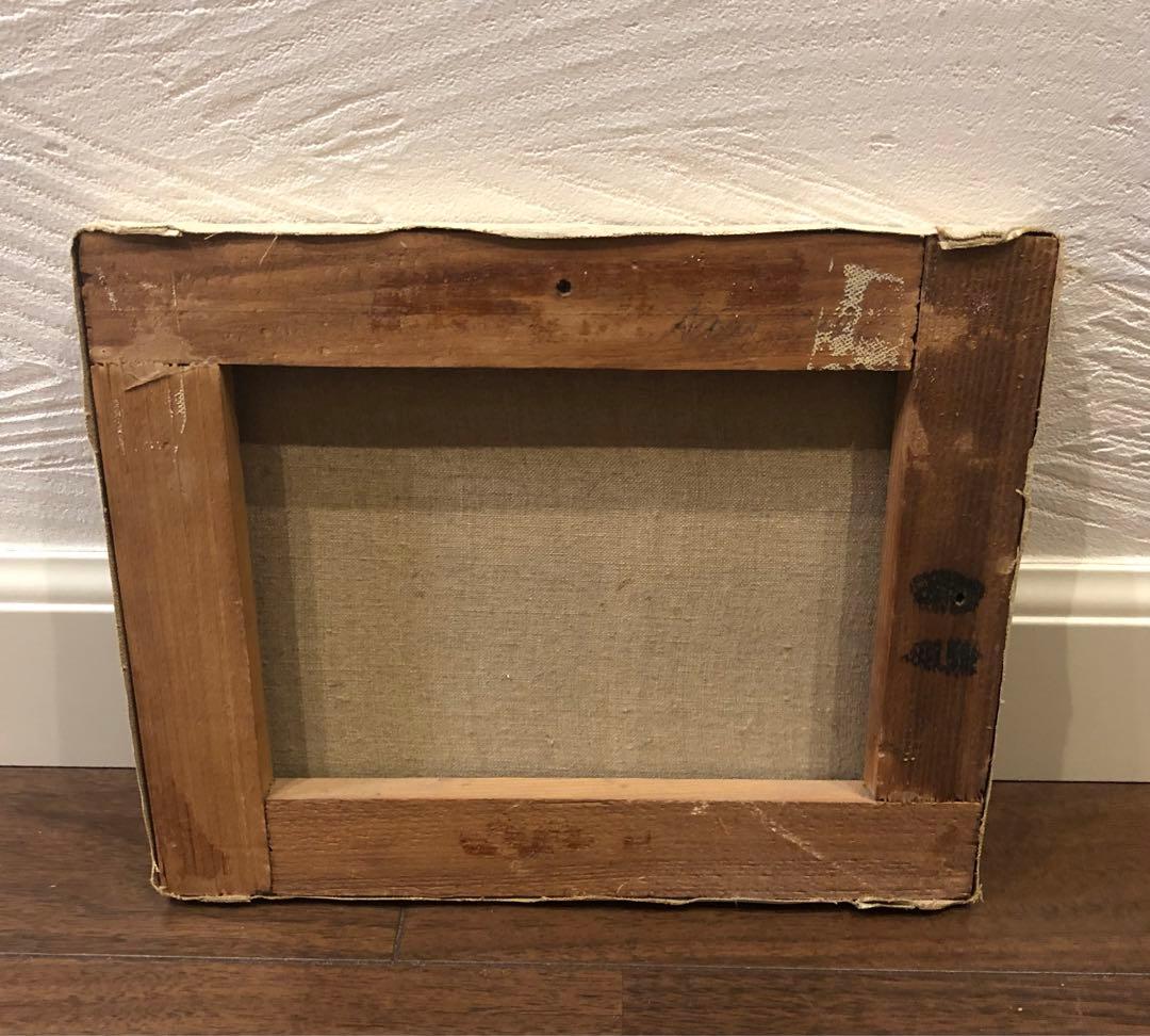 Van Lod ヴァン・ロッド　油彩画 パリの風景 エッフェル塔　サイン入り