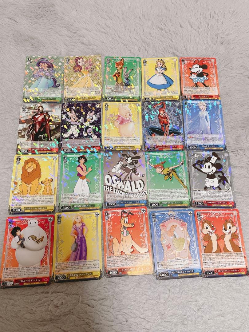 ディズニー　ヴァイスシュヴァルツ 100 周年　まとめ売り140枚ラメ入りカード
