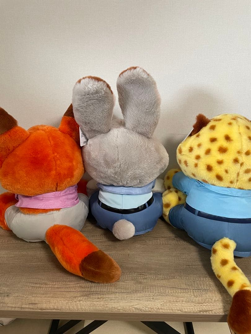 ズートピア2　★ニック・ジュディ・クロウハウザー★ぬいぐるみ ブランケット付き