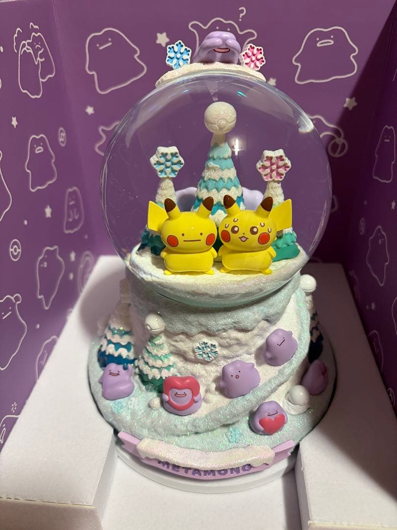 韓国公式　ポケモン　メタモン　スノードーム　スノーボール　限定グッズ