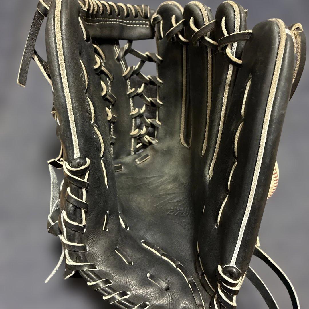 【1月限定】Mizuno Pro 軟式グローブ 黒　イチロー