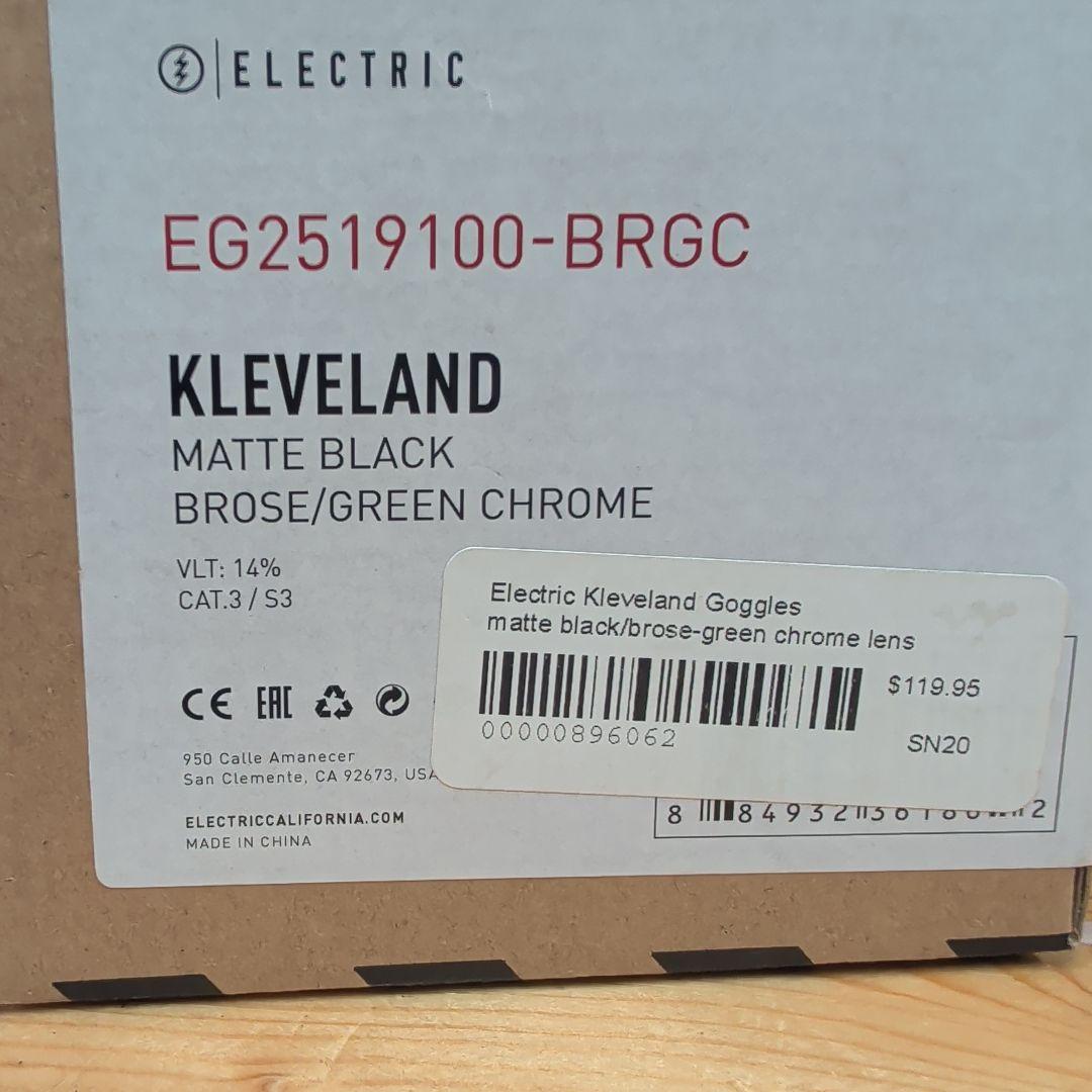 Electric KLEVELAND ゴーグル マットブラック