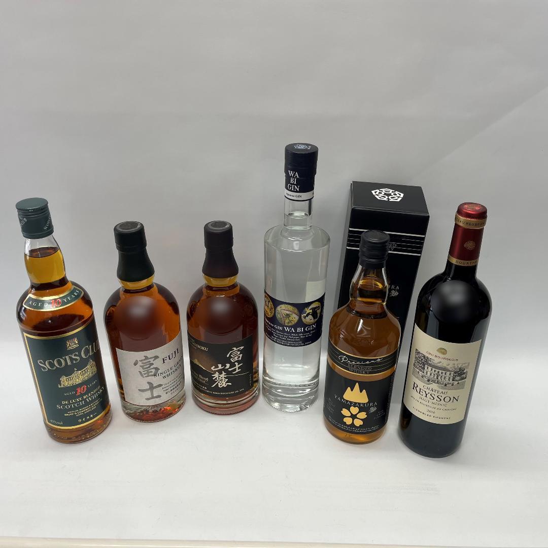6本セット ウイスキー等 富士 富士山麓