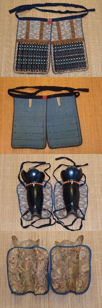 ★☆等身大海老胴沢瀉威半懸二枚胴具足＆鎧通刀＆扇子付☆丸武産業製☆甲冑☆難有☆★