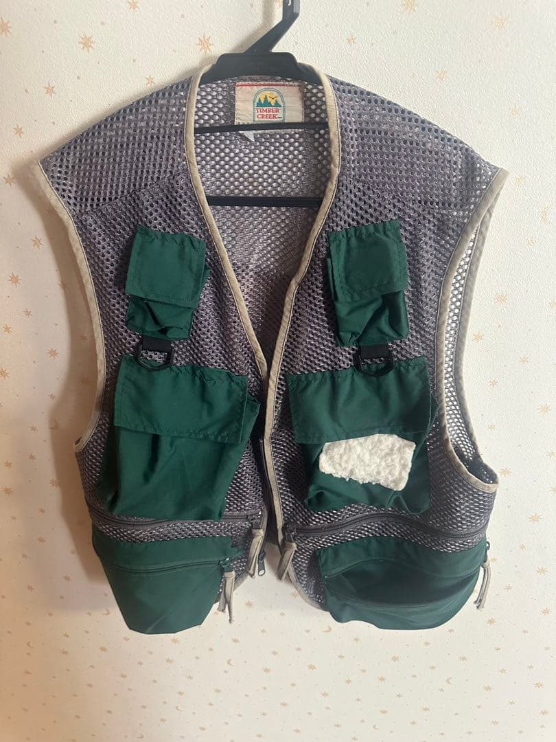 古着　TIMBER CREEK メッシュ　フィッシングベスト　Mサイズ