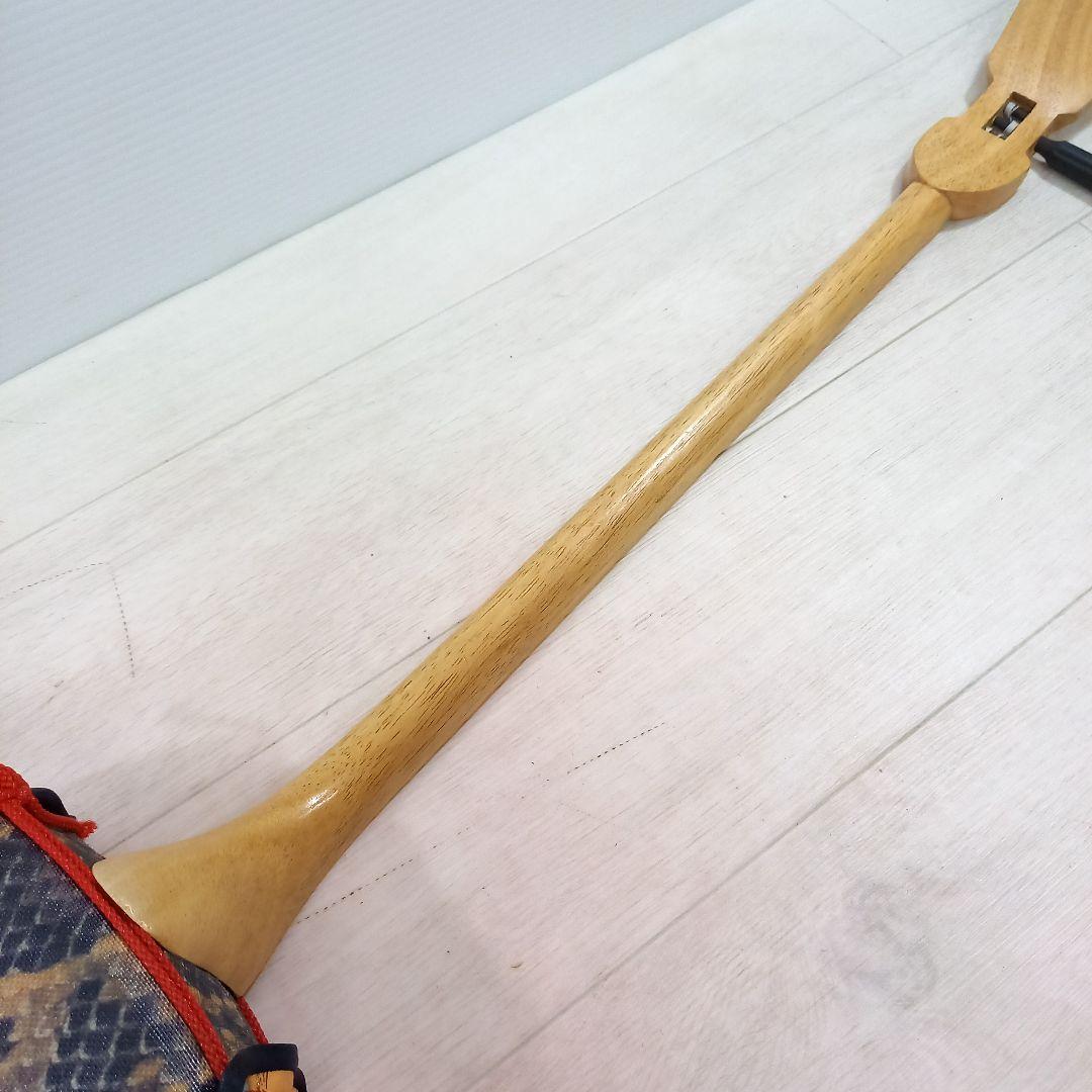 沖縄三線 蛇柄 カラクイ折れ 現状渡し