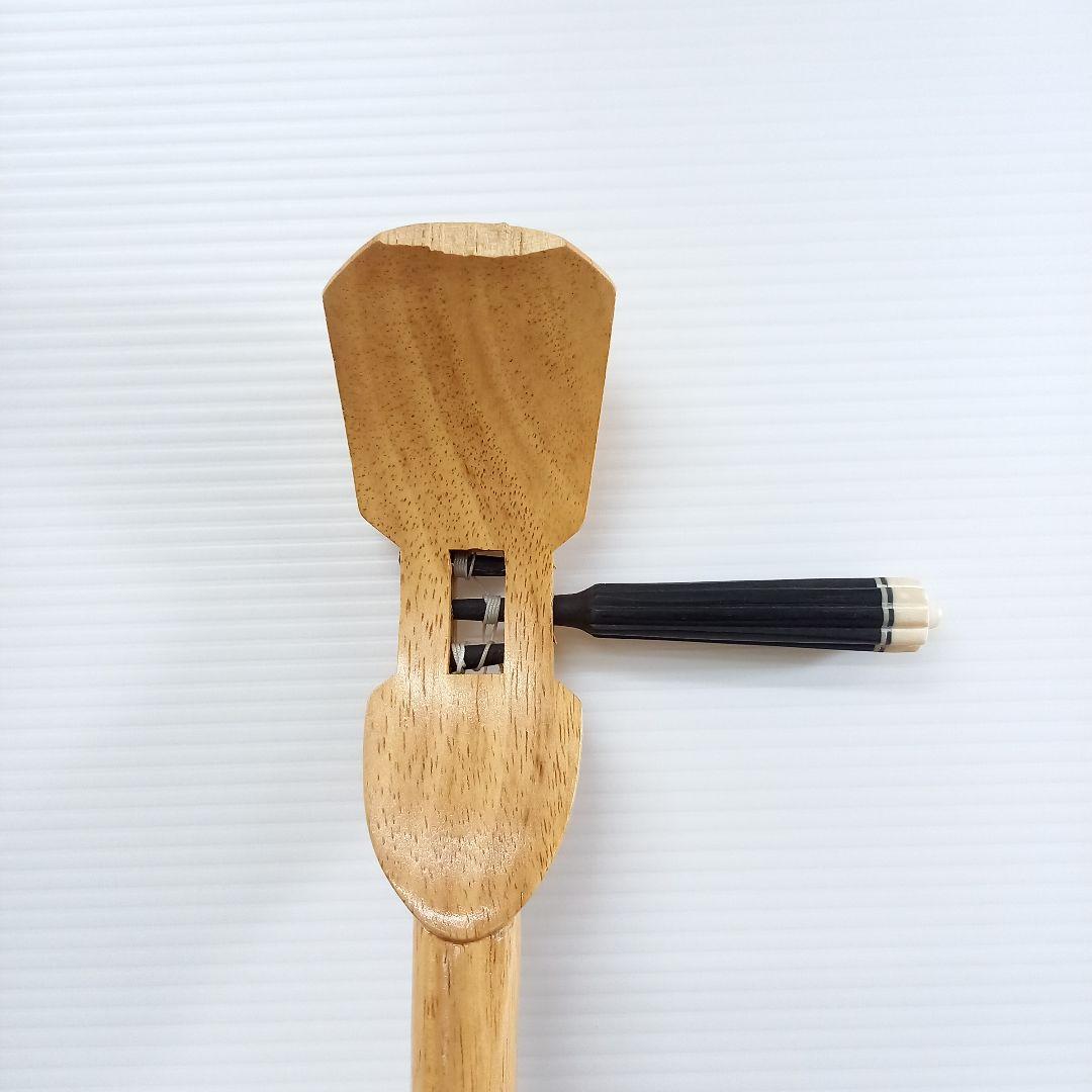 沖縄三線 蛇柄 カラクイ折れ 現状渡し