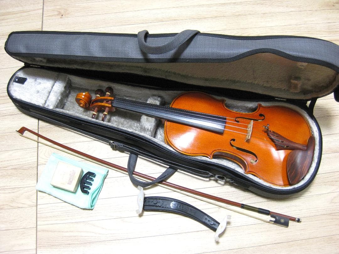 【優音増響カスタム】 ピグマリウス S-113 バイオリン 4/4 付属品セット