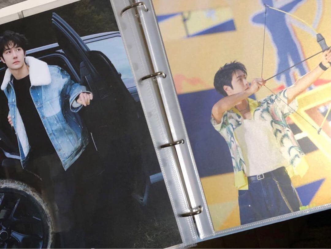 特価　王一博 カードバインダー＋カード入　リフィル50枚分付 アルバム　写真集