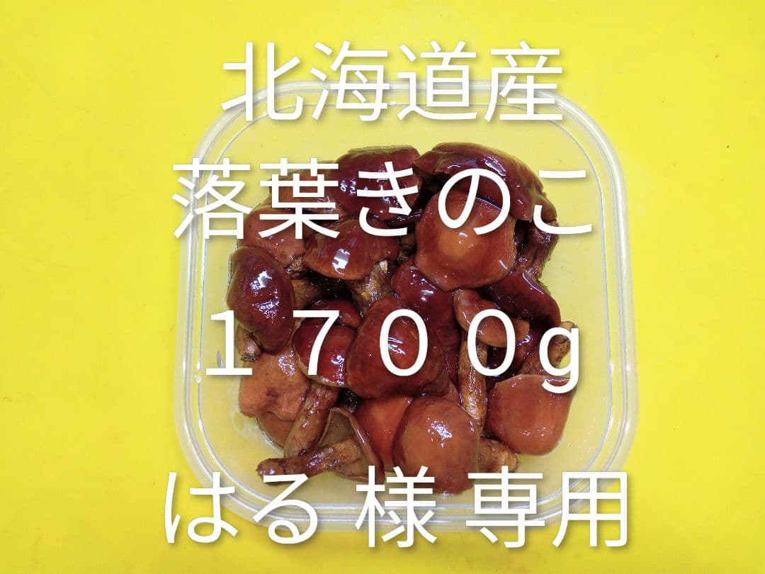 天然きのこ　北海道産天然落葉きのこ　ハナイグチ　冷凍 １７００g はる