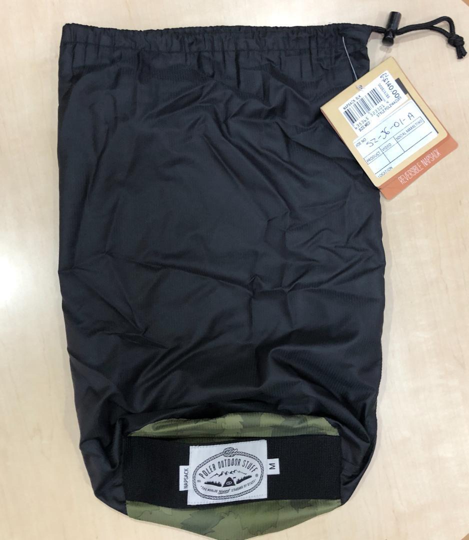 M POLER NAPSACK リバーシブル 迷彩 カモフラ 寝袋 キャンプ
