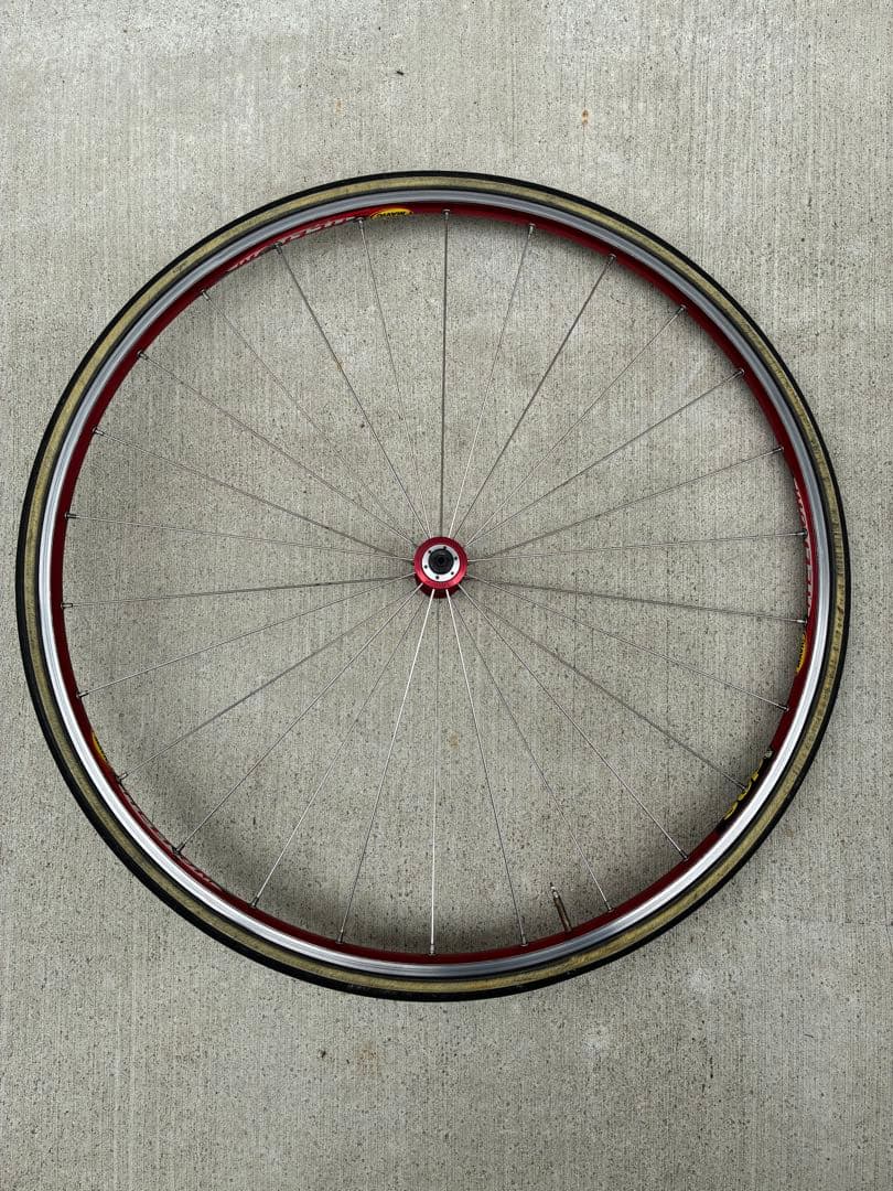 激安！送料込！程度良！mavic helium 700c チューブラー　前後