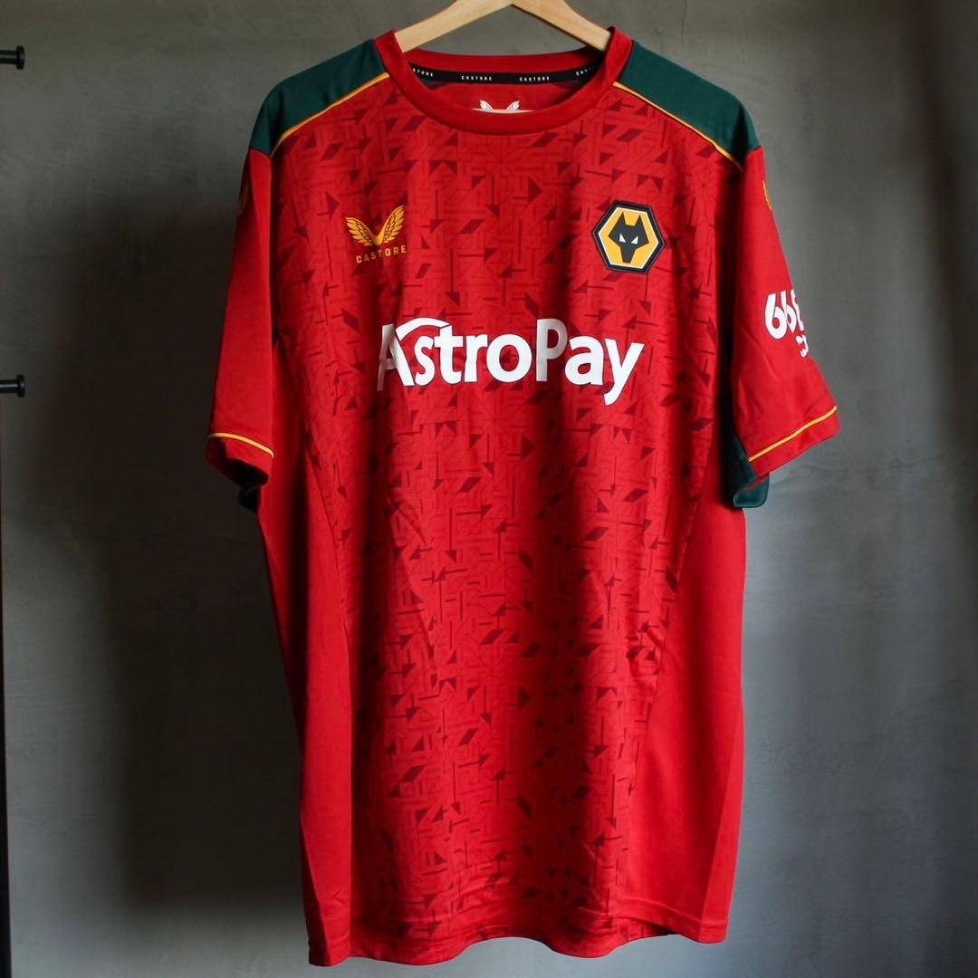 ウルヴァーハンプトン 23/24 ユニフォーム アウェイ 半袖 正規品 XL