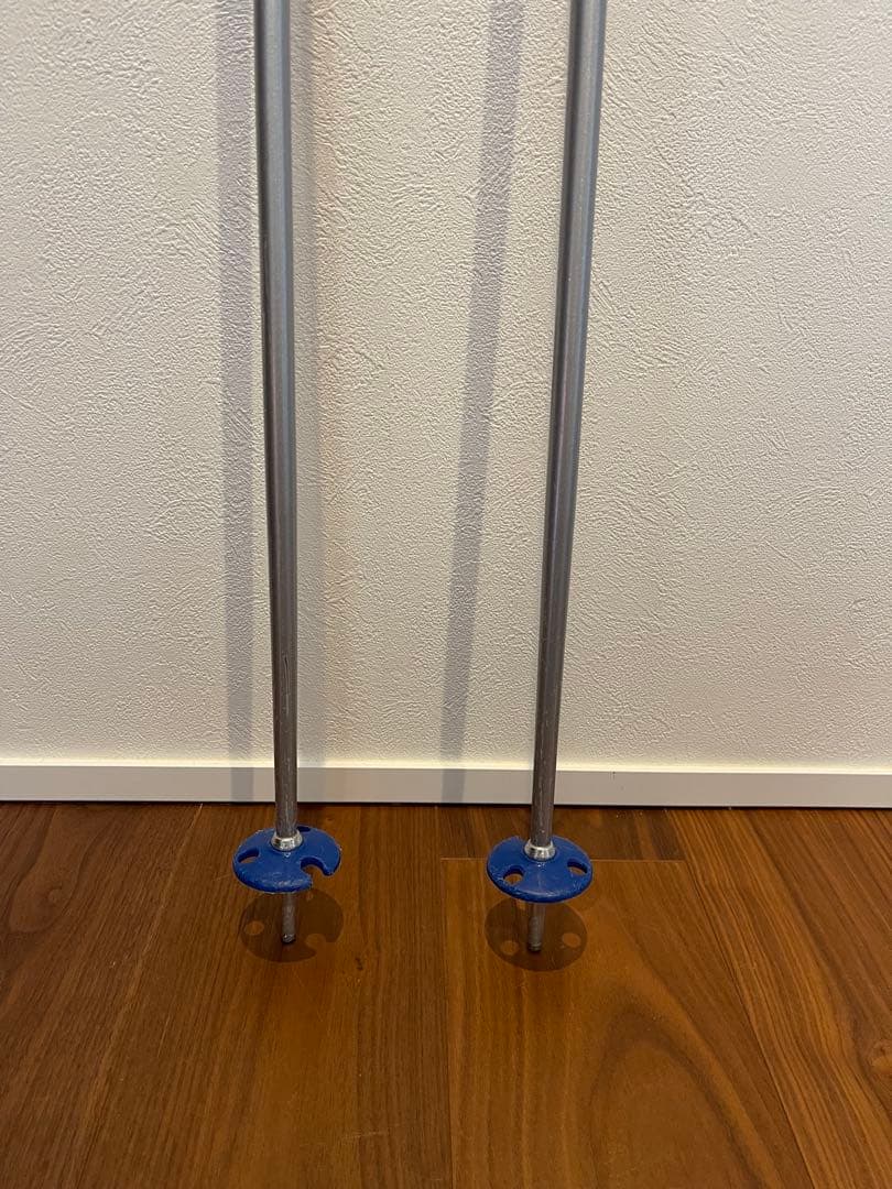 KAZAMA 子供用　スキー板120㎝ ブーツ ストック セット ブルー　キッズ