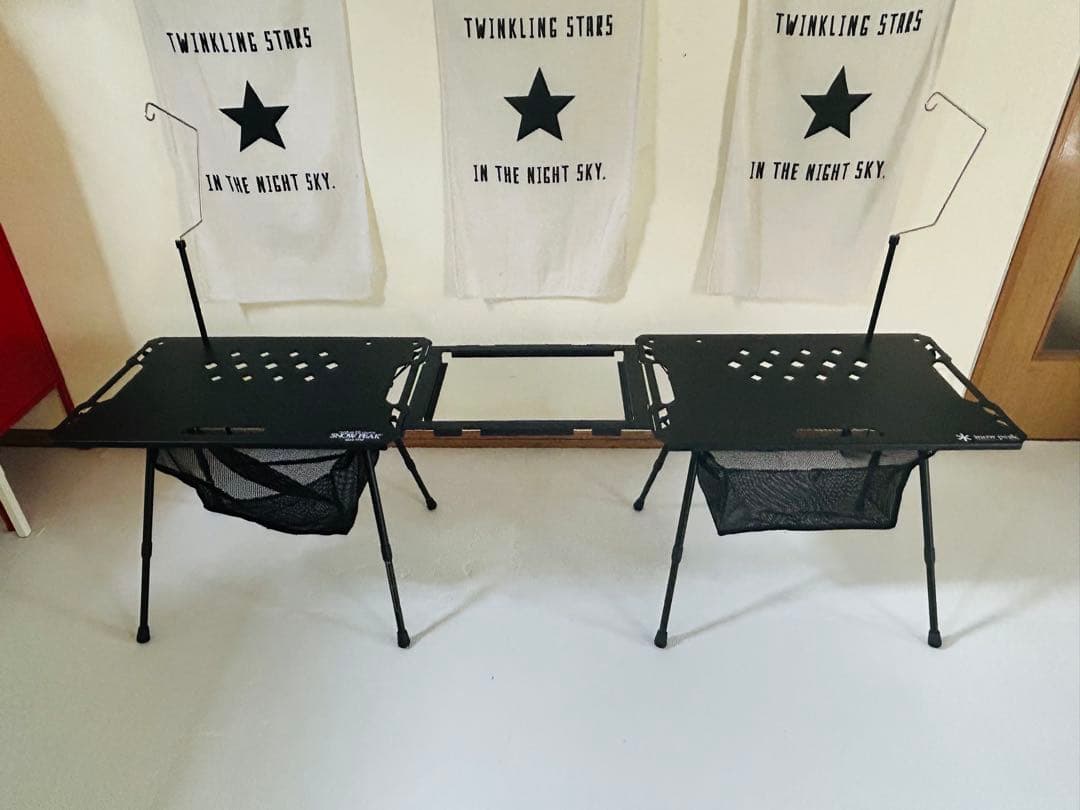 キャンプテーブルセット　カバン付き IGTテーブル2個　1個追加(合計3個)可能