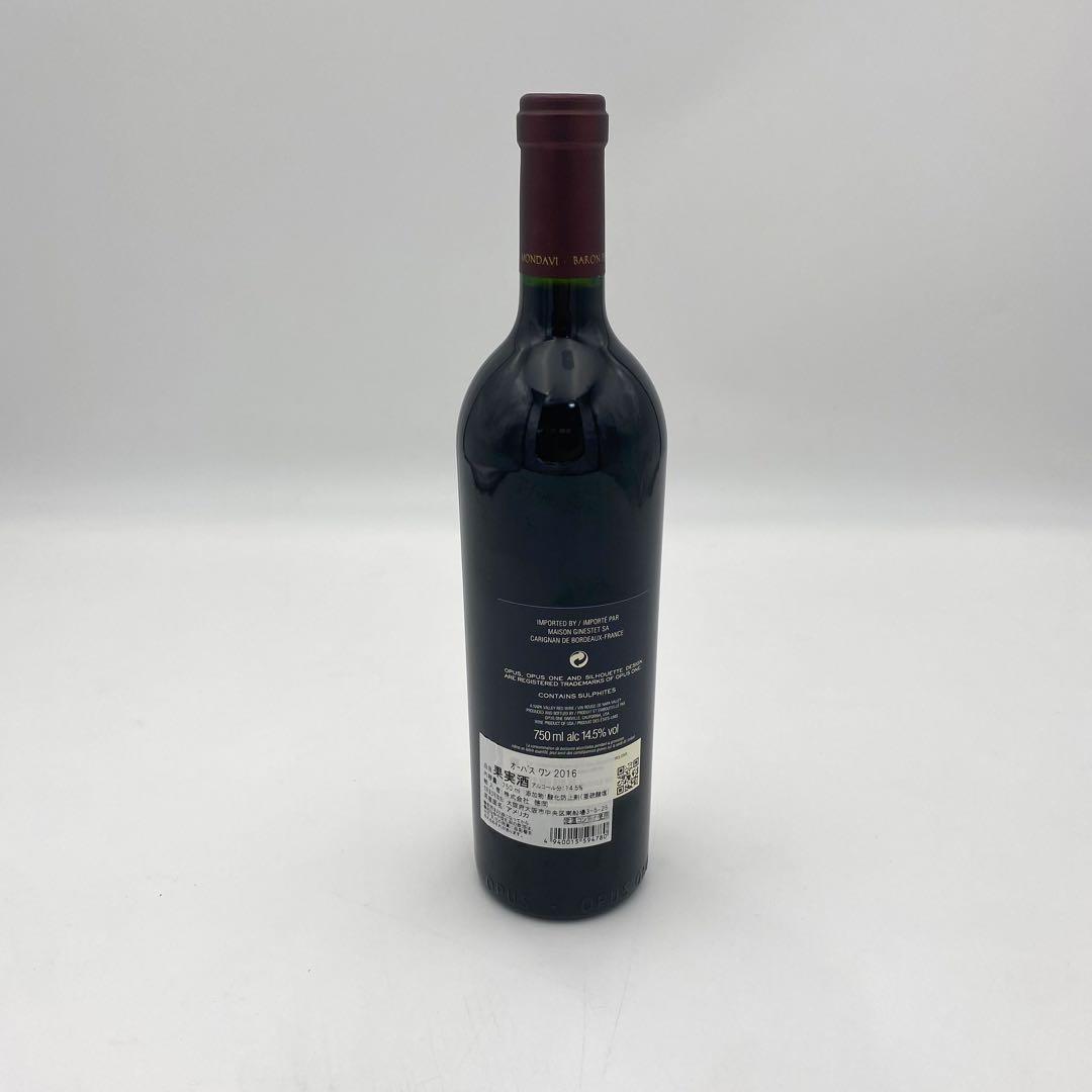 【未開栓】Opus One オーパスワン 2016 750ml 赤ワイン