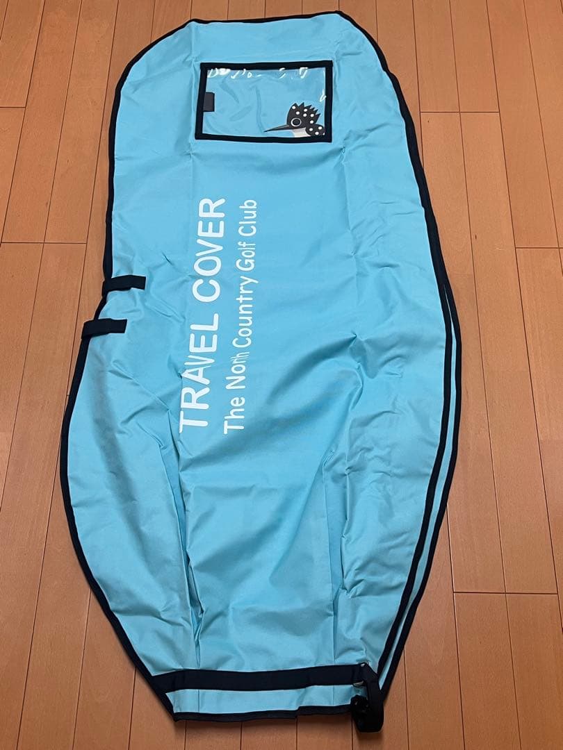 ザ・ノースカントリークラブ キャデイーバツク トラベルカバー水色