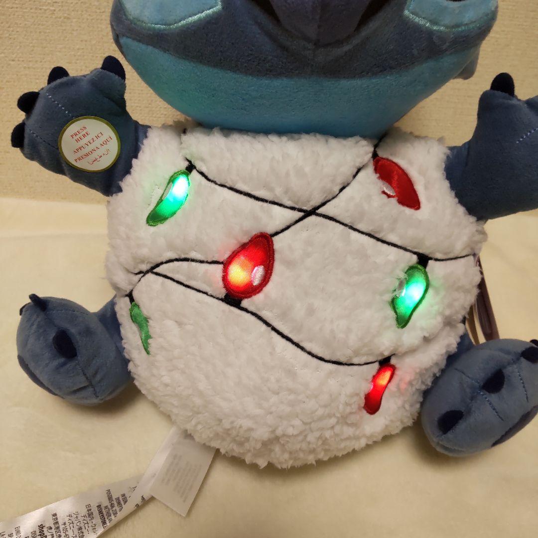 ディズニーストア　スティッチクリスマスぬいぐるみ　ベーシックプラッシュ
