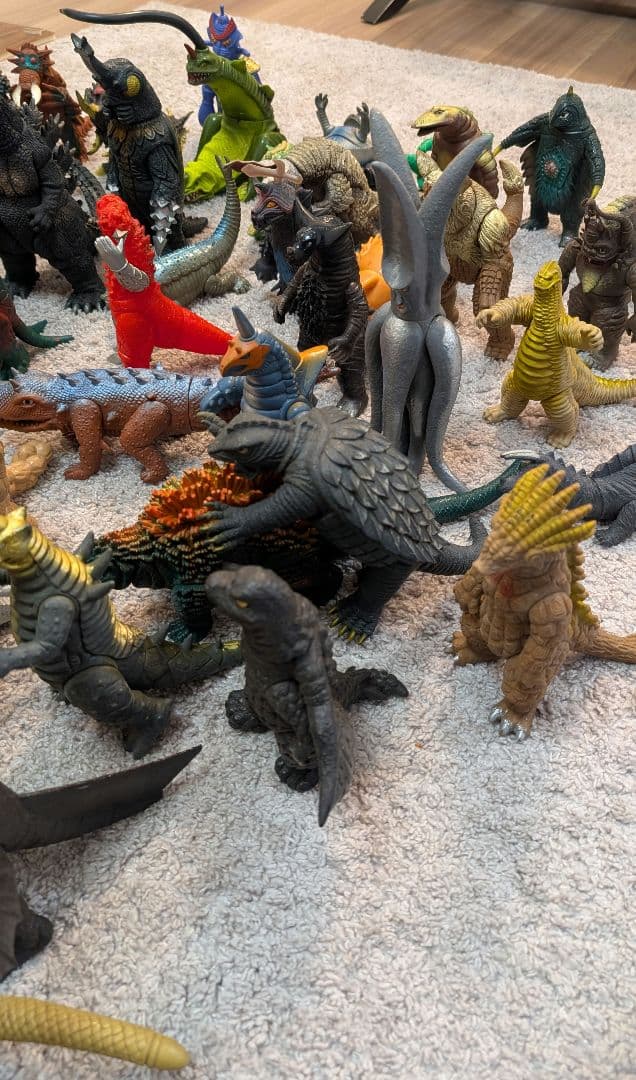 【まとめ売り】ゴジラ ウルトラマン 怪獣 フィギュア 当時物