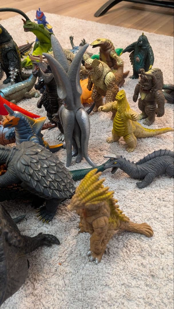 【まとめ売り】ゴジラ ウルトラマン 怪獣 フィギュア 当時物