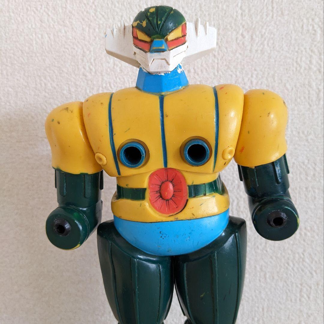 ゅ*ず様 【ジャンク】旧タカラ 鋼鉄ジーグ ひみつ武器付 当時物 ソフビ ダイナ