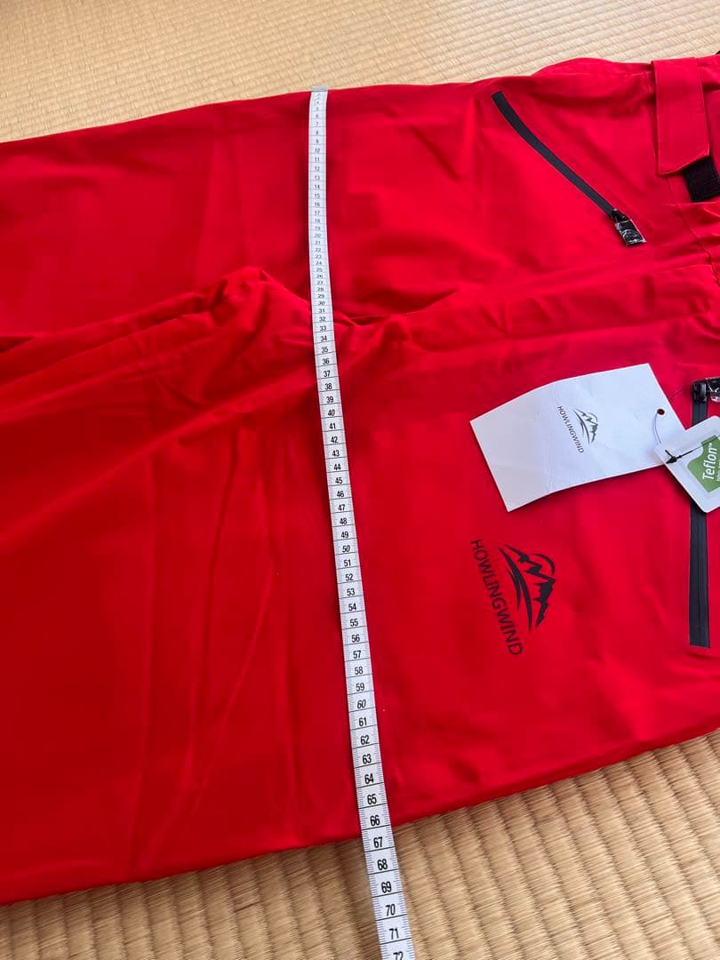 赤いスノーボードオーバーオールウェア ビブパンツ スノボウェア