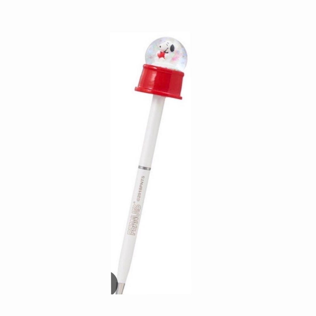 PLAZA限定 2018 スヌーピー PEANUTS ウォータードームペン レア