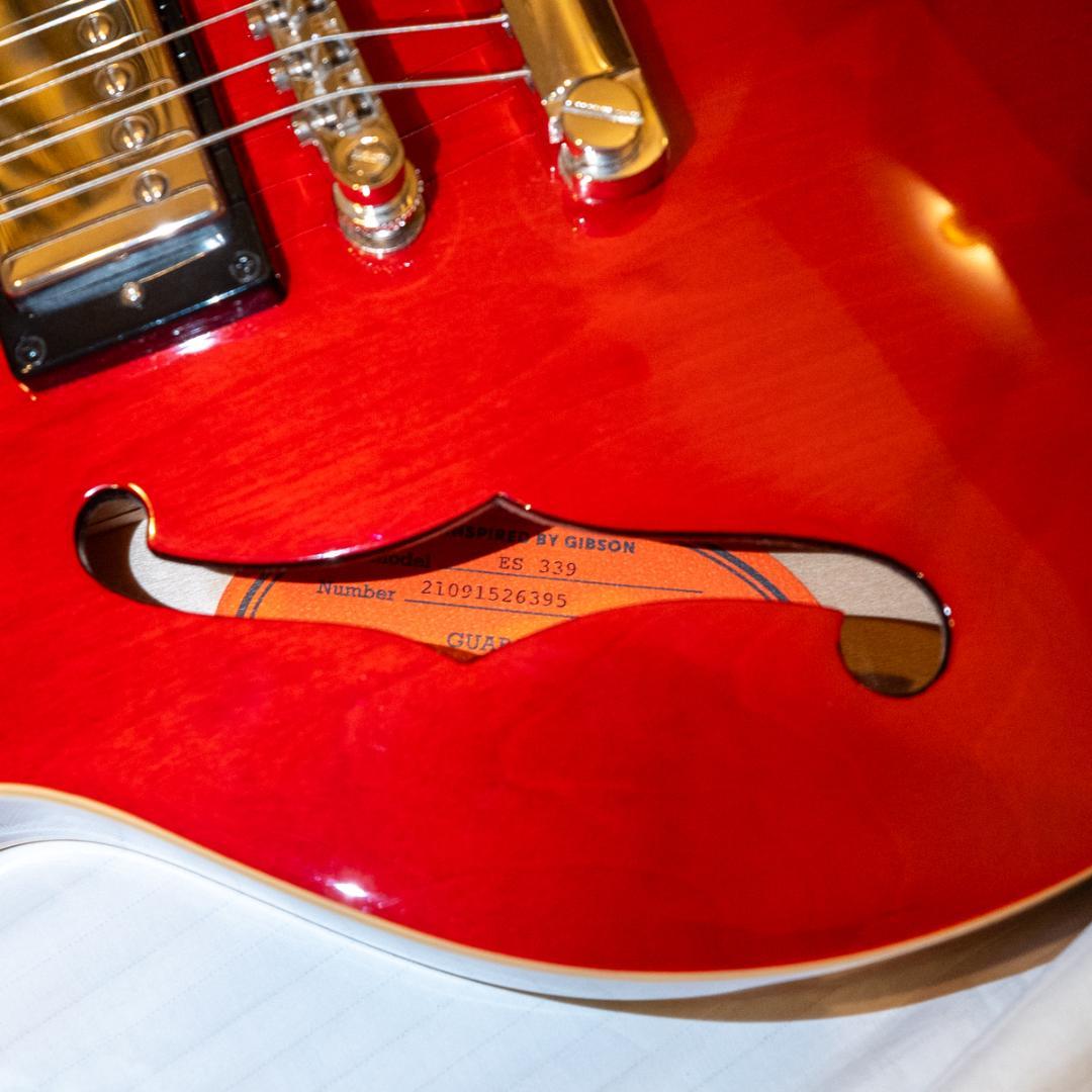 Epiphone ES-339 セミアコ　チェリーレッド ケース付き【美品】