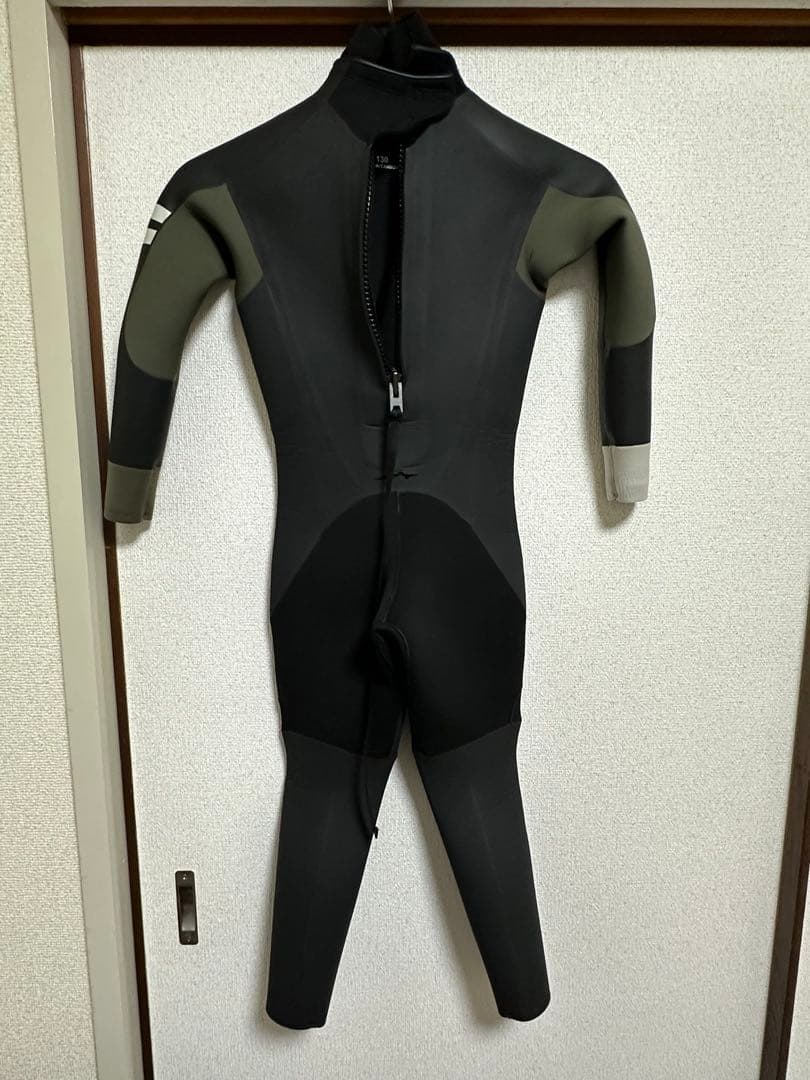 ウェットスーツ ブラック/グレー 長袖