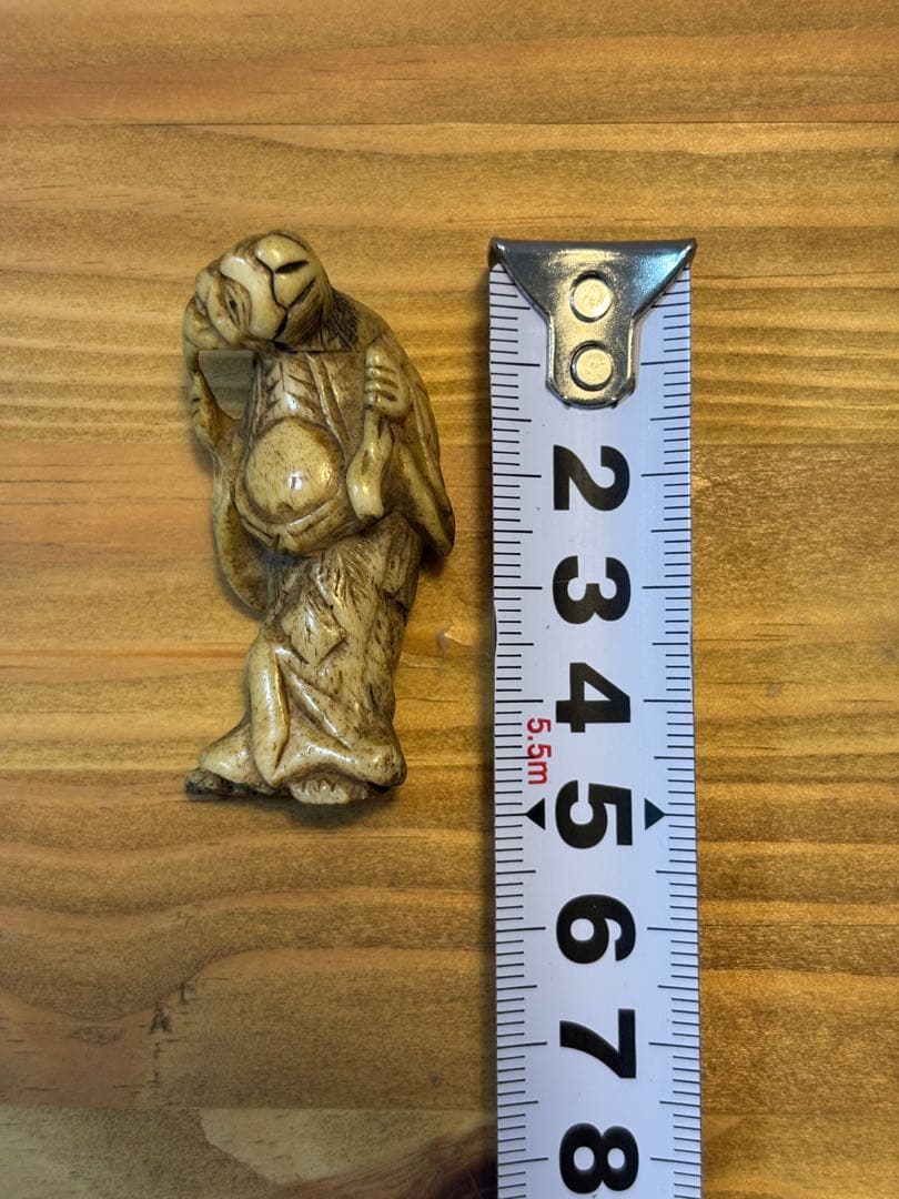 【希少】江戸時代〜明治時代　根付 仙人　アンティーク　印籠