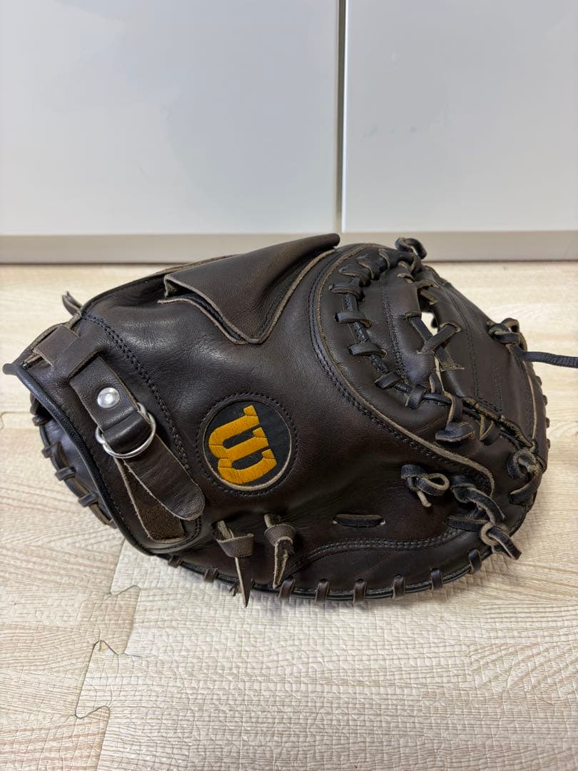 ※激レア　超小型大人用ビンテージWilson トレーニングキャッチャーミット