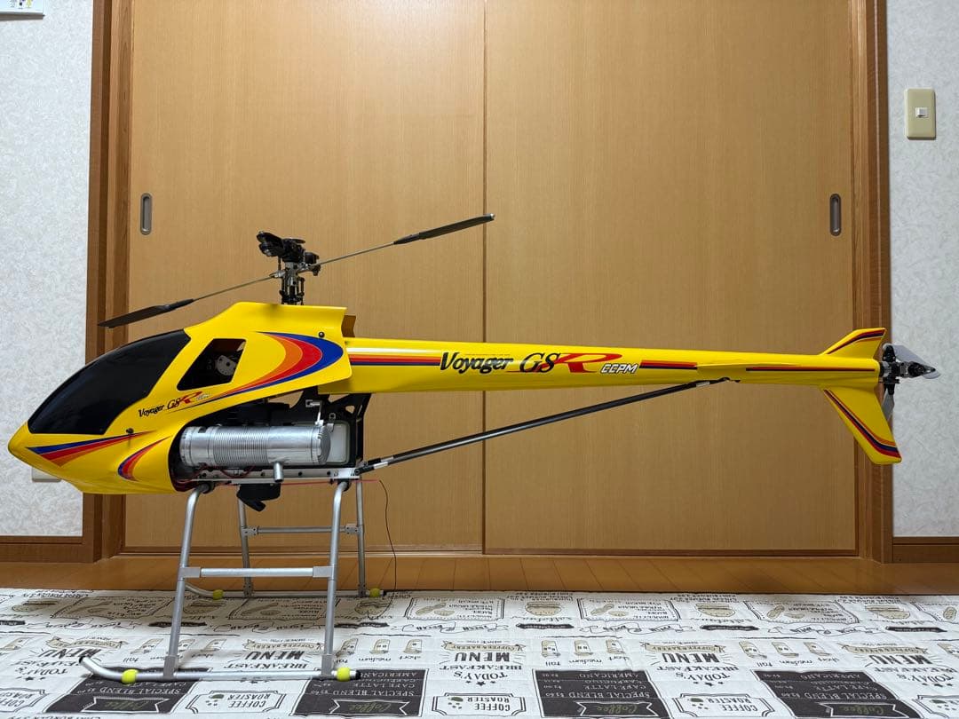 JR ボイジャーGSR ガソリンヘリ機体のみ、純正メインローター付