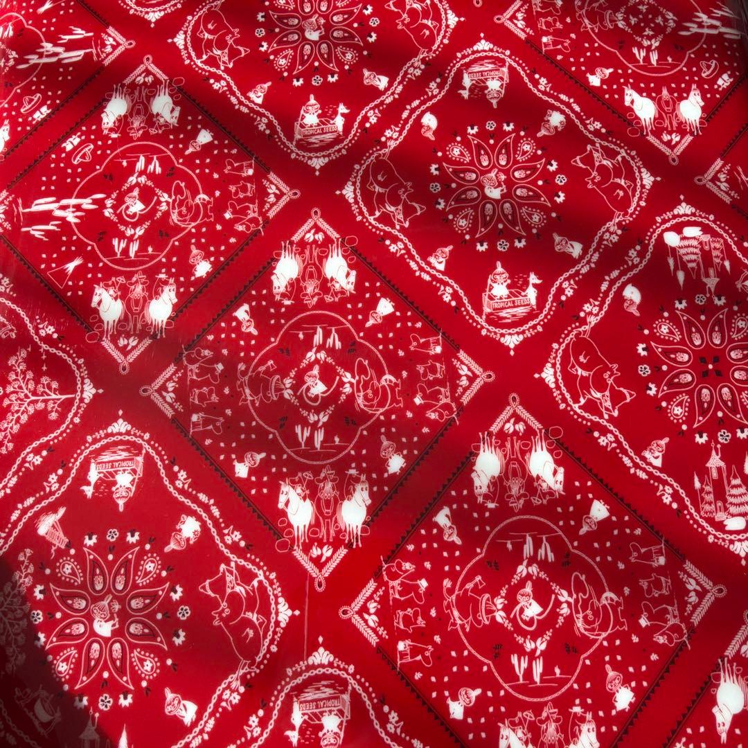 未使用 訳ありリトルミィ スーツケース L ペイズリー 赤 ムーミン