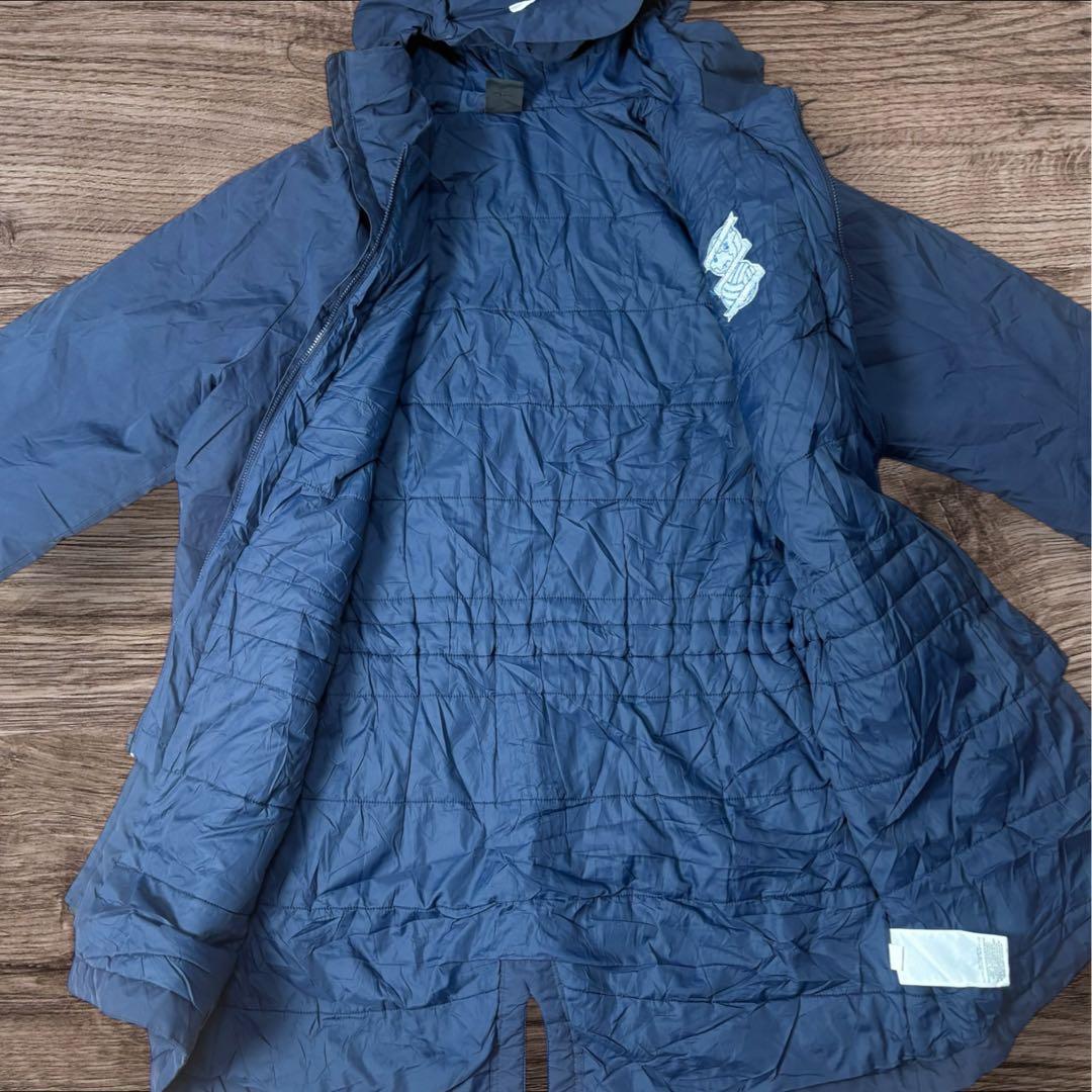 NIKEナイキバーミンガムFC 中綿ベンチコート L 紺刺繍サッカー