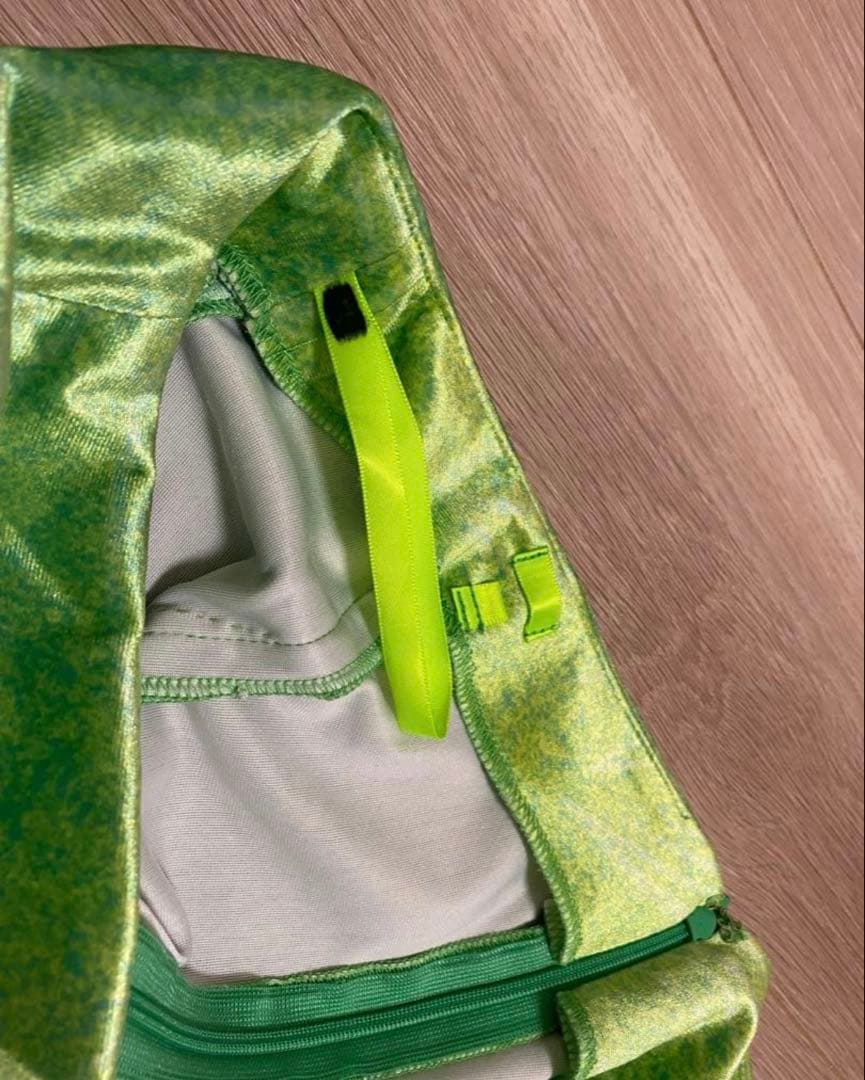 ブルーヘブン　フラダンス　グラデーション　グリーン　ブルー　ロングドレス　ベロア