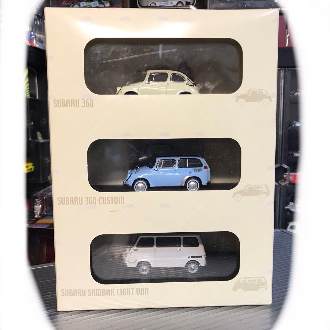 SUBARU 1960’s set 360 サンバー 3台　1/43