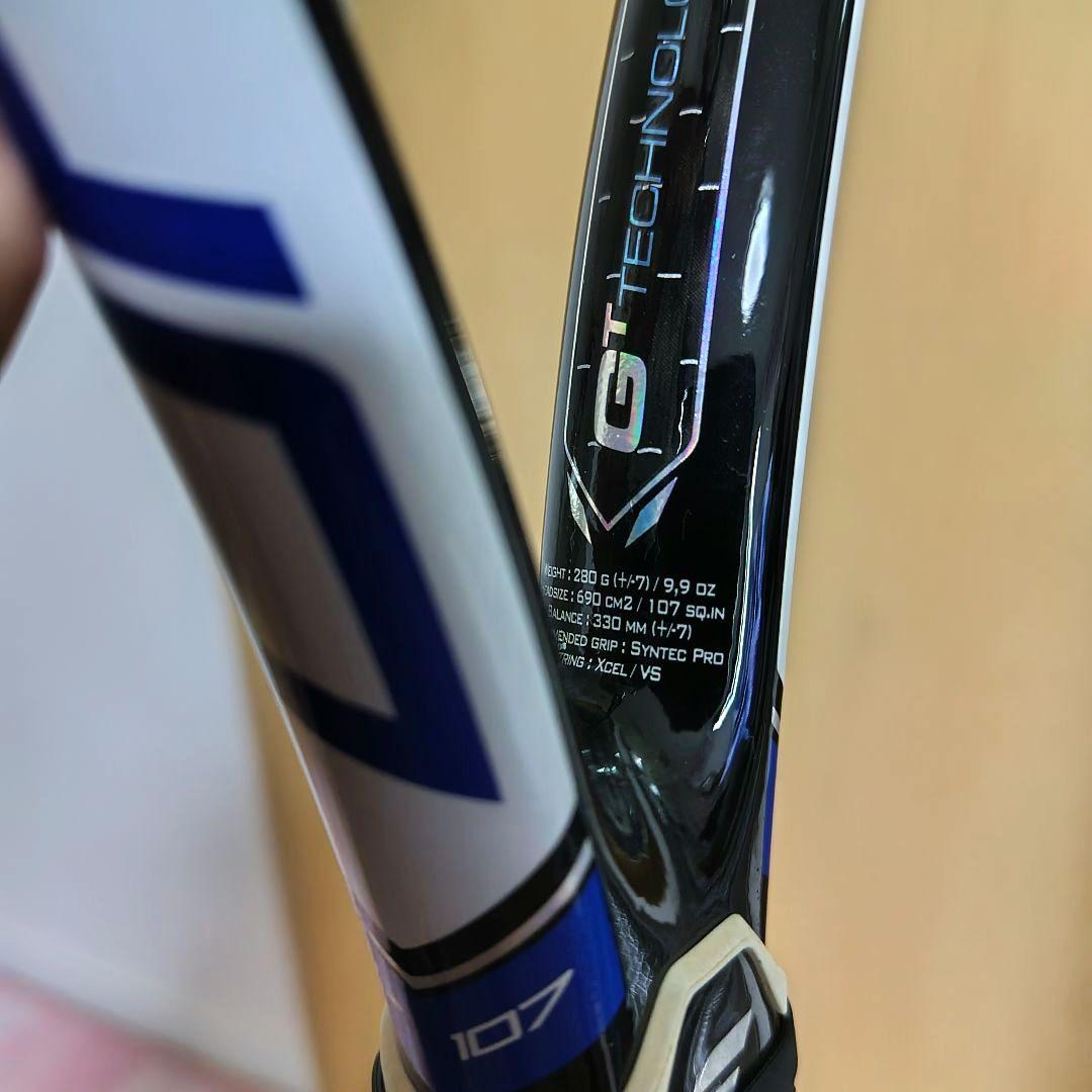 Babolat Pure Drive107 テニスラケット　ケースとグリップ付き