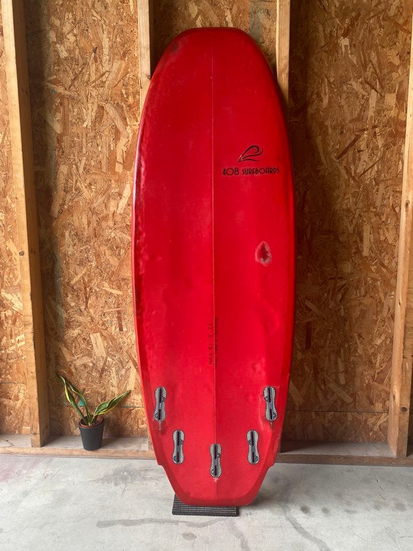 408surfboards カスタムショートボード 5'3\" レッド