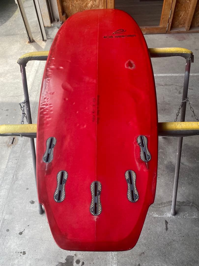 408surfboards カスタムショートボード 5'3\" レッド