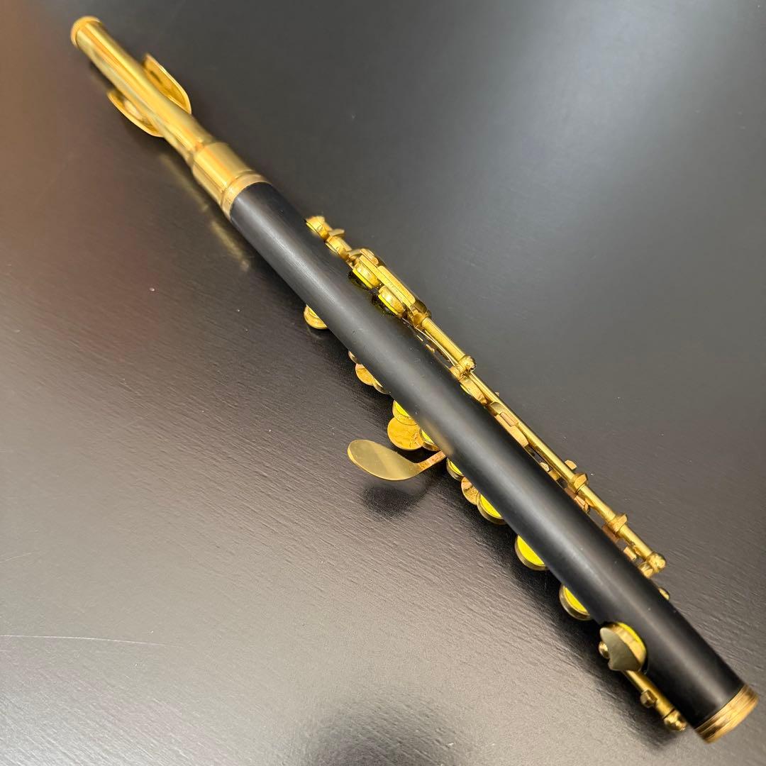 美品　SLADE ピッコロ 本体 ケース付き　初心者オススメ　木管楽器　ゴールド