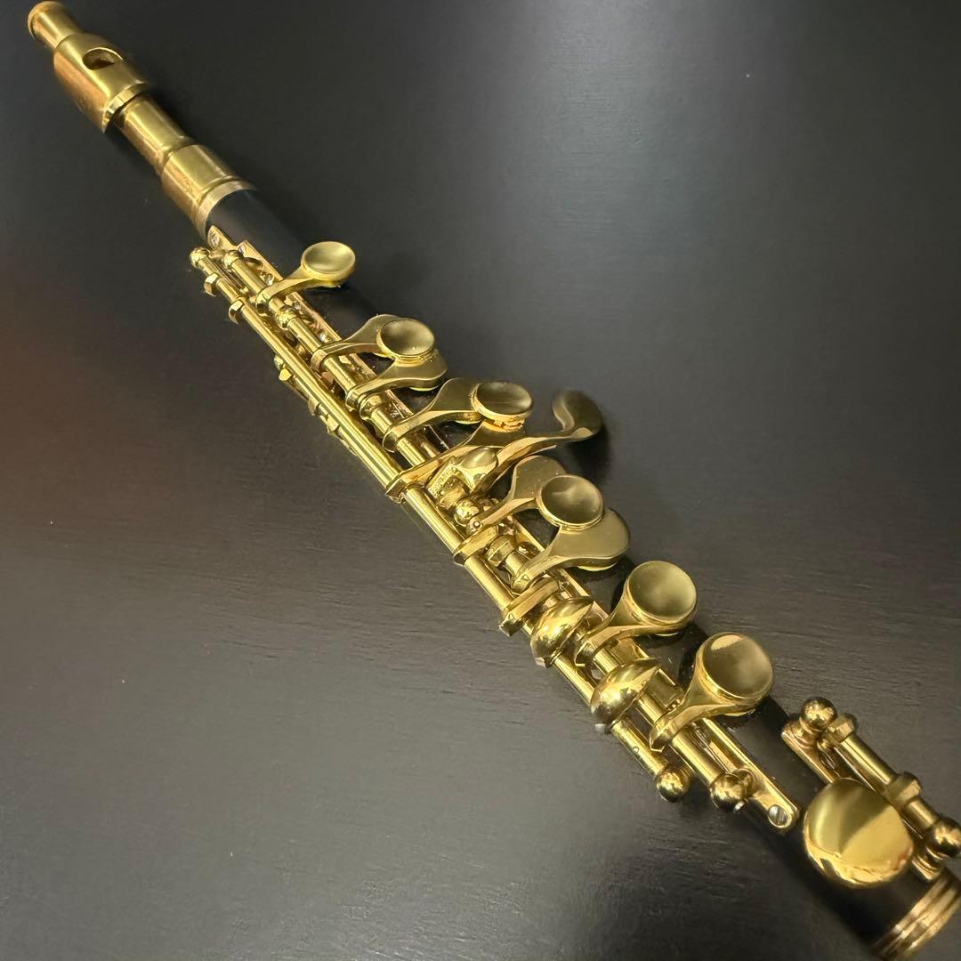 美品　SLADE ピッコロ 本体 ケース付き　初心者オススメ　木管楽器　ゴールド
