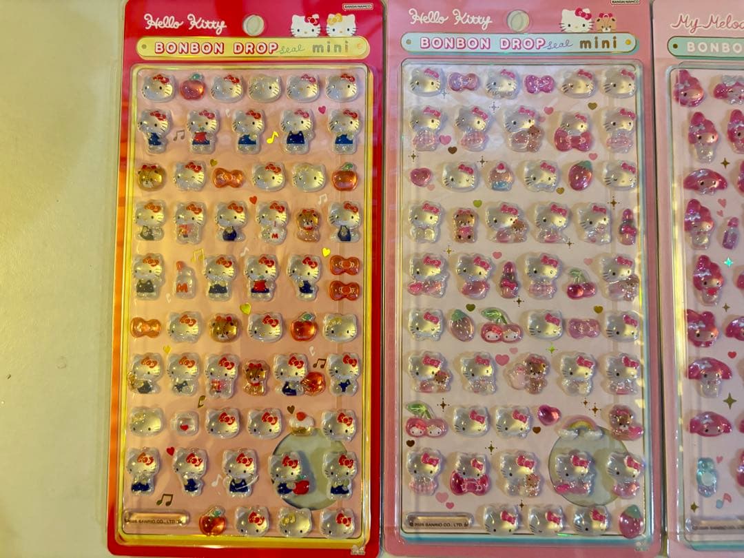 プ*読様 【正規品】ボンボンドロップシール　ミニ　サンリオ　全8種コンプリートセ