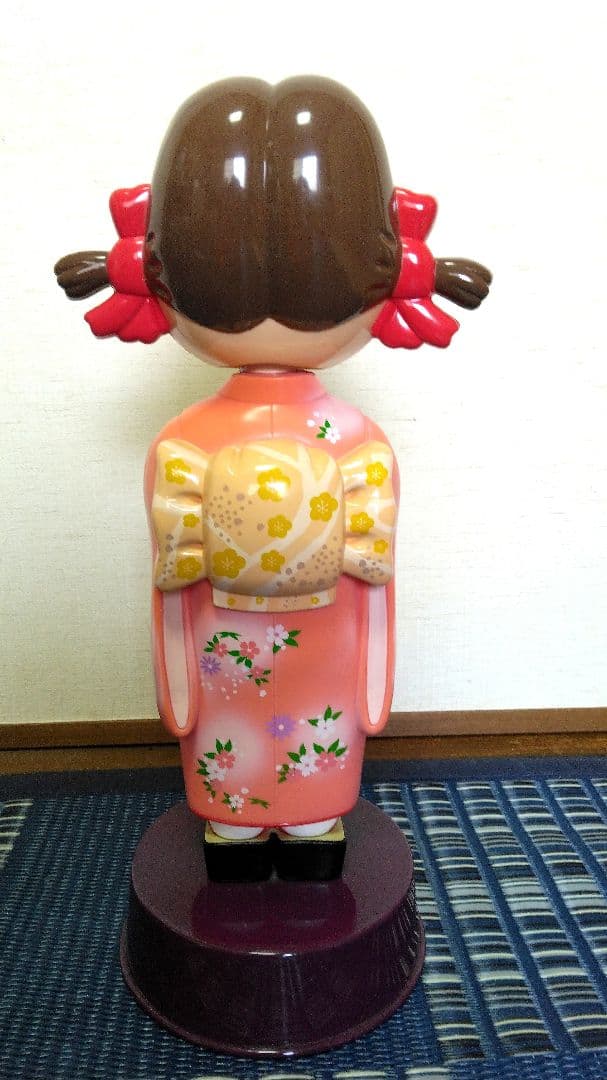 不二家 2003 親子でケーキづくり イベント ペコちゃん 首振り人形 非売品