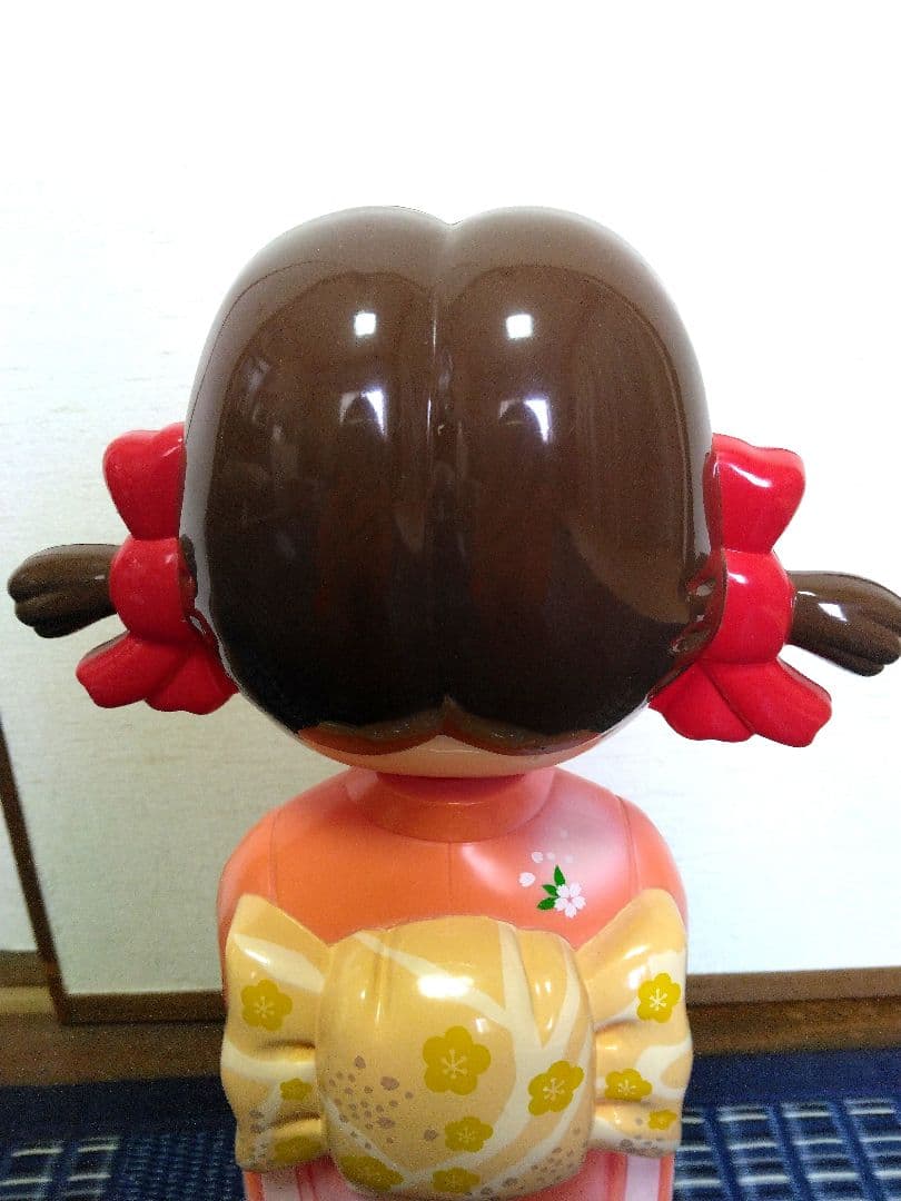 不二家 2003 親子でケーキづくり イベント ペコちゃん 首振り人形 非売品