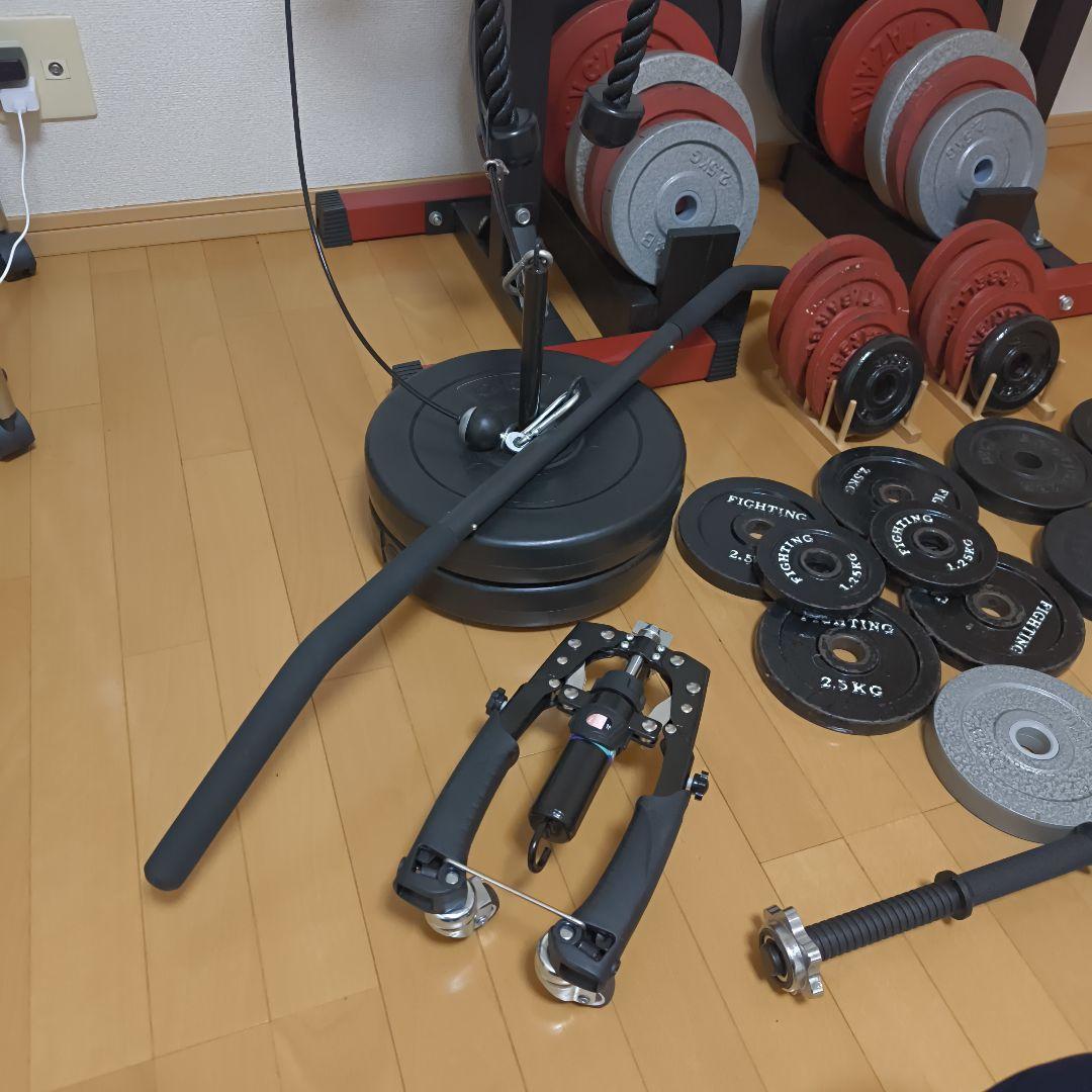 【イービルわたなべ】総額10万越え？筋トレグッズまとめ売り　110キロ越え