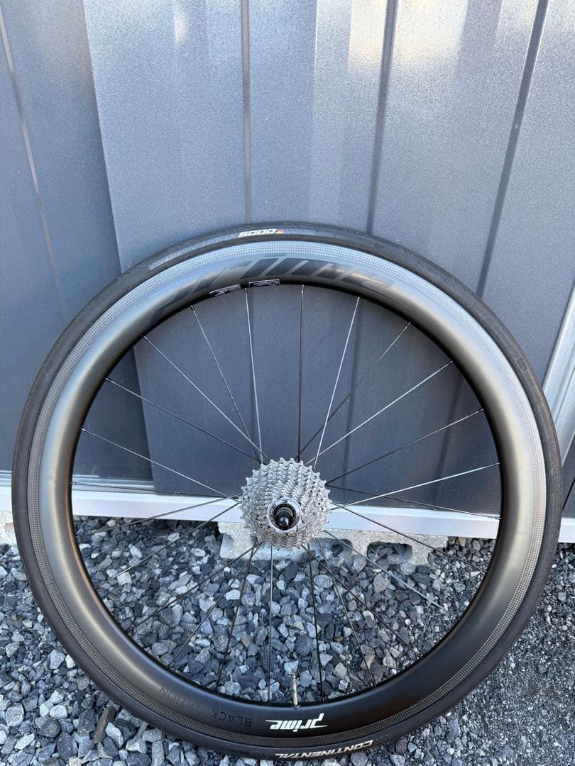 prime ブラックエディション　50ミリハイト　リムブレーキ前後